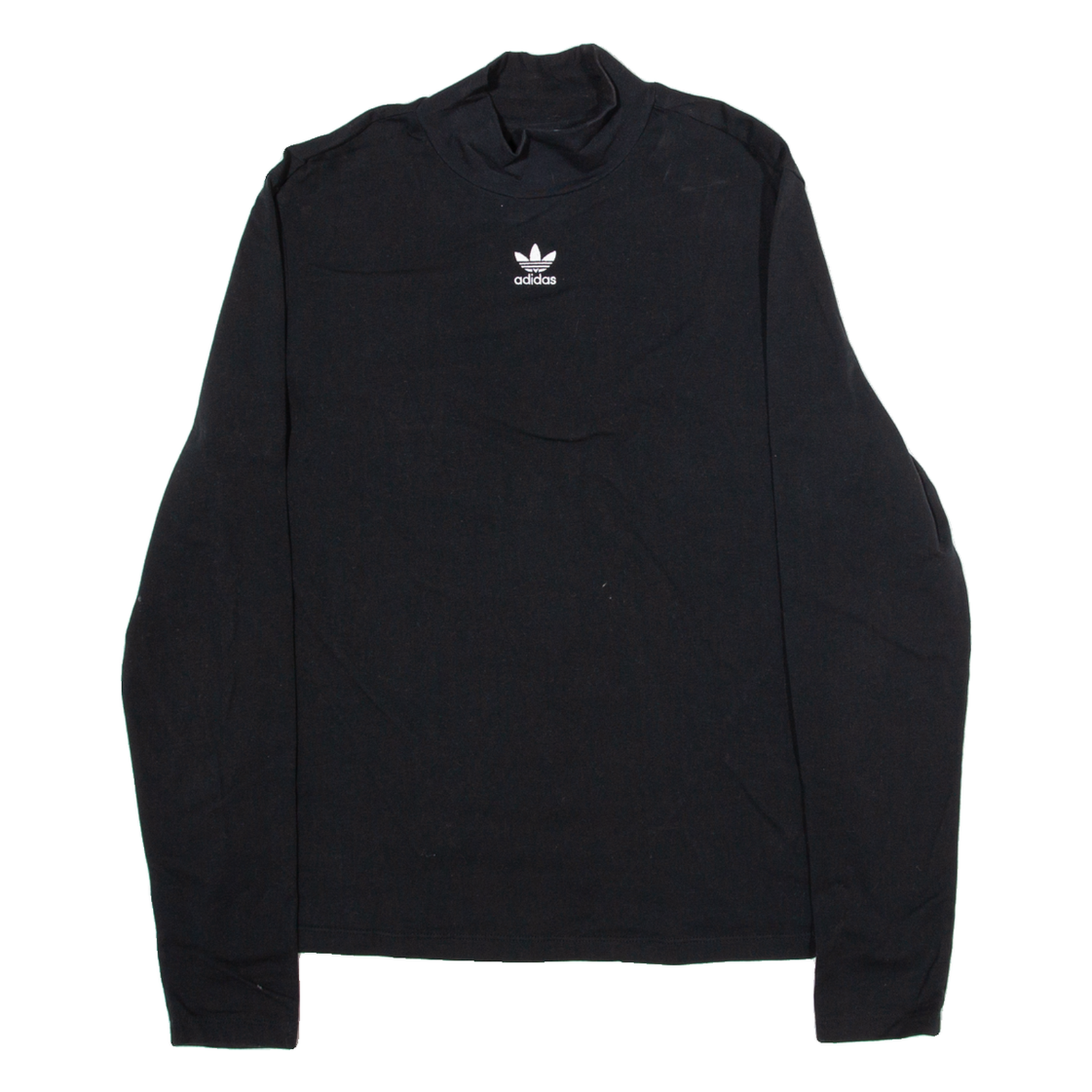 ADIDAS Womens T-Shirt Black Long Sleeve High Neck UK 18 Refurbished - N/A refurbished available on Cerqular