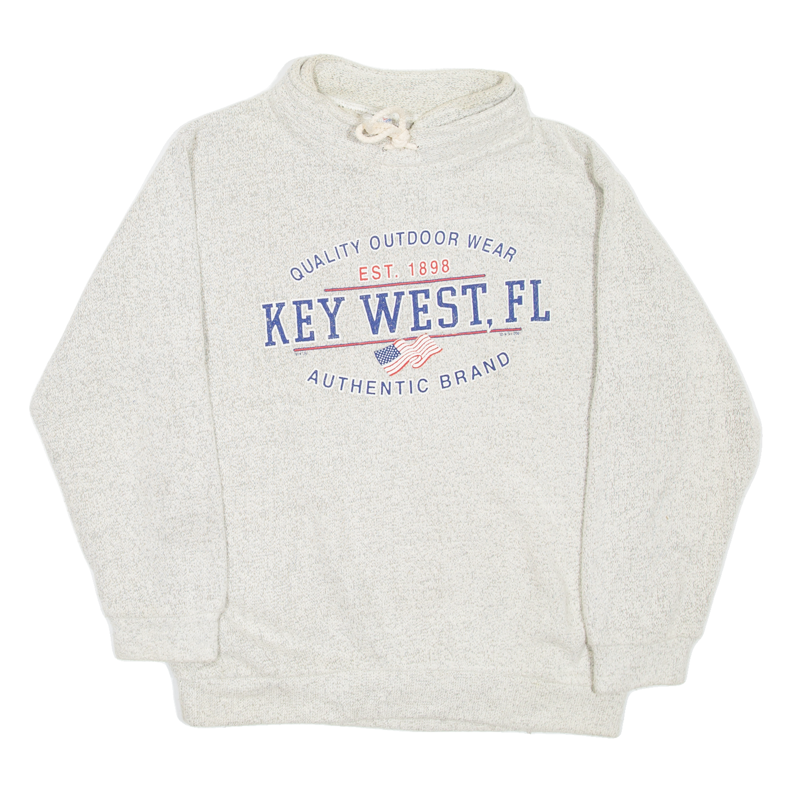 ESY Key West Florida Mens Sweatshirt Grey 90s USA S Refurbished - N/A refurbished available on Cerqular