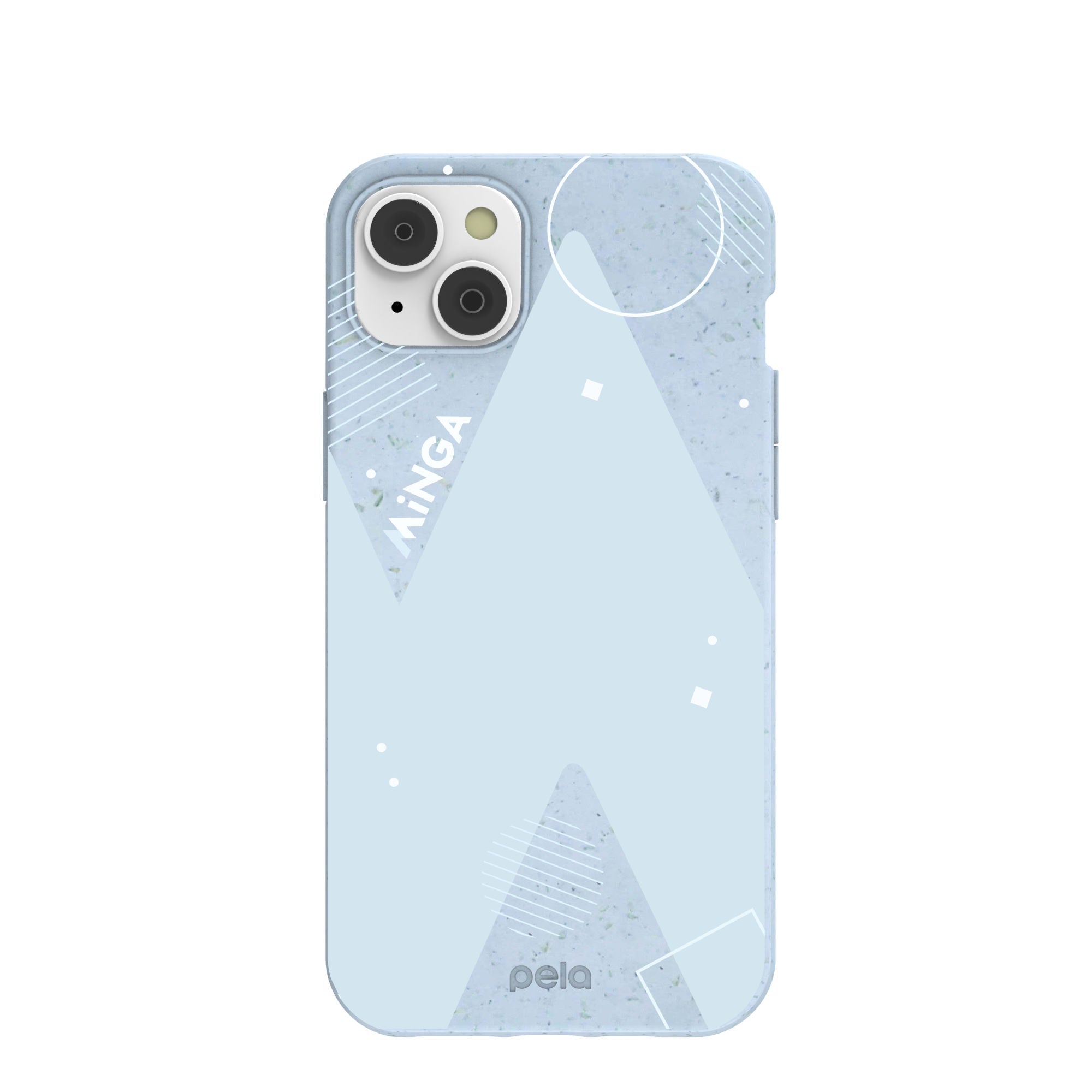 Powder Blue Minga Classic iPhone 14 Plus Case Refurbished - Pela Case refurbished available on Cerqular