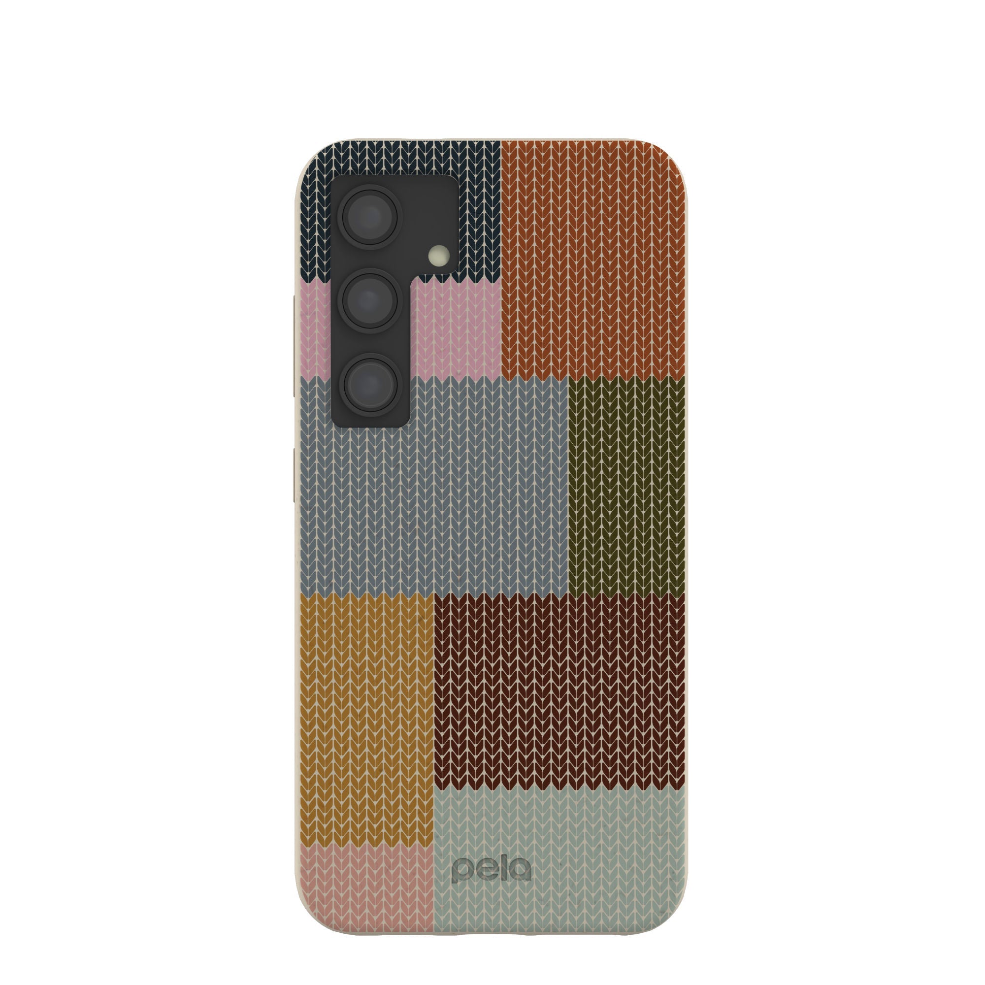 London Fog Knitted Patchwork Samsung Galaxy S24 Case Refurbished - Pela Case refurbished available on Cerqular