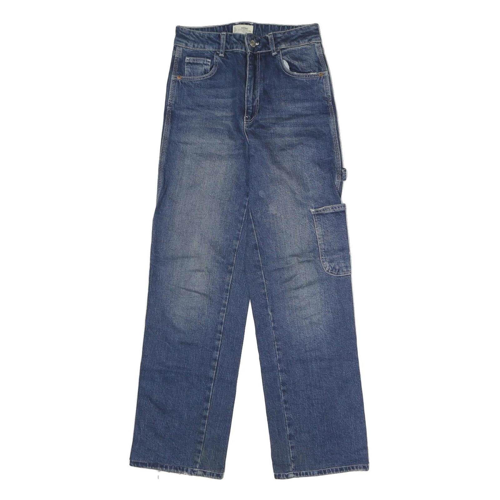 TALLY WEIJL Womens Blue Regular Straight Denim Medium W26 L28 Casual Workwear Refurbished - N/A refurbished available on Cerqular