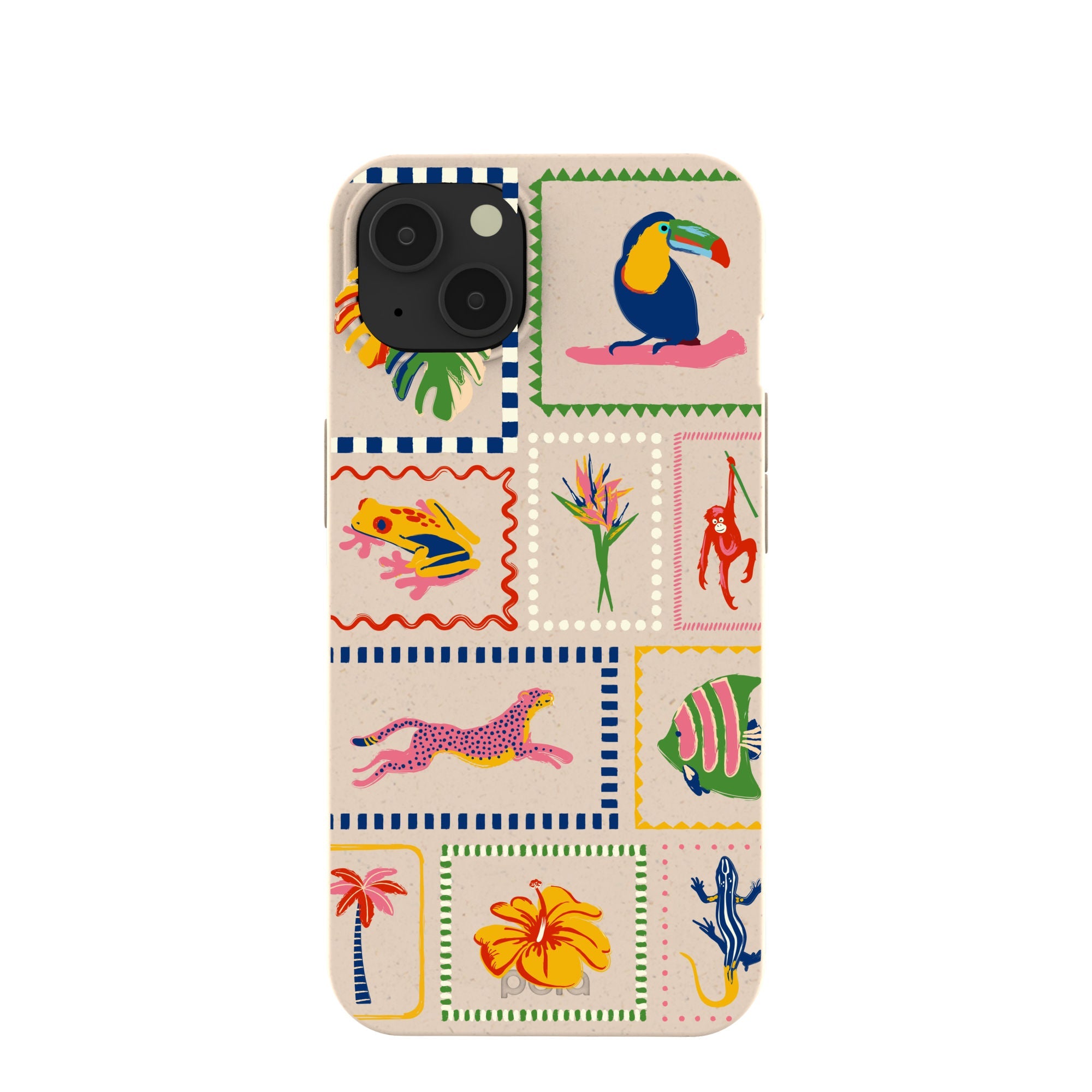 Seashell Tropical Paradise iPhone 13 Case Refurbished - Pela Case refurbished available on Cerqular