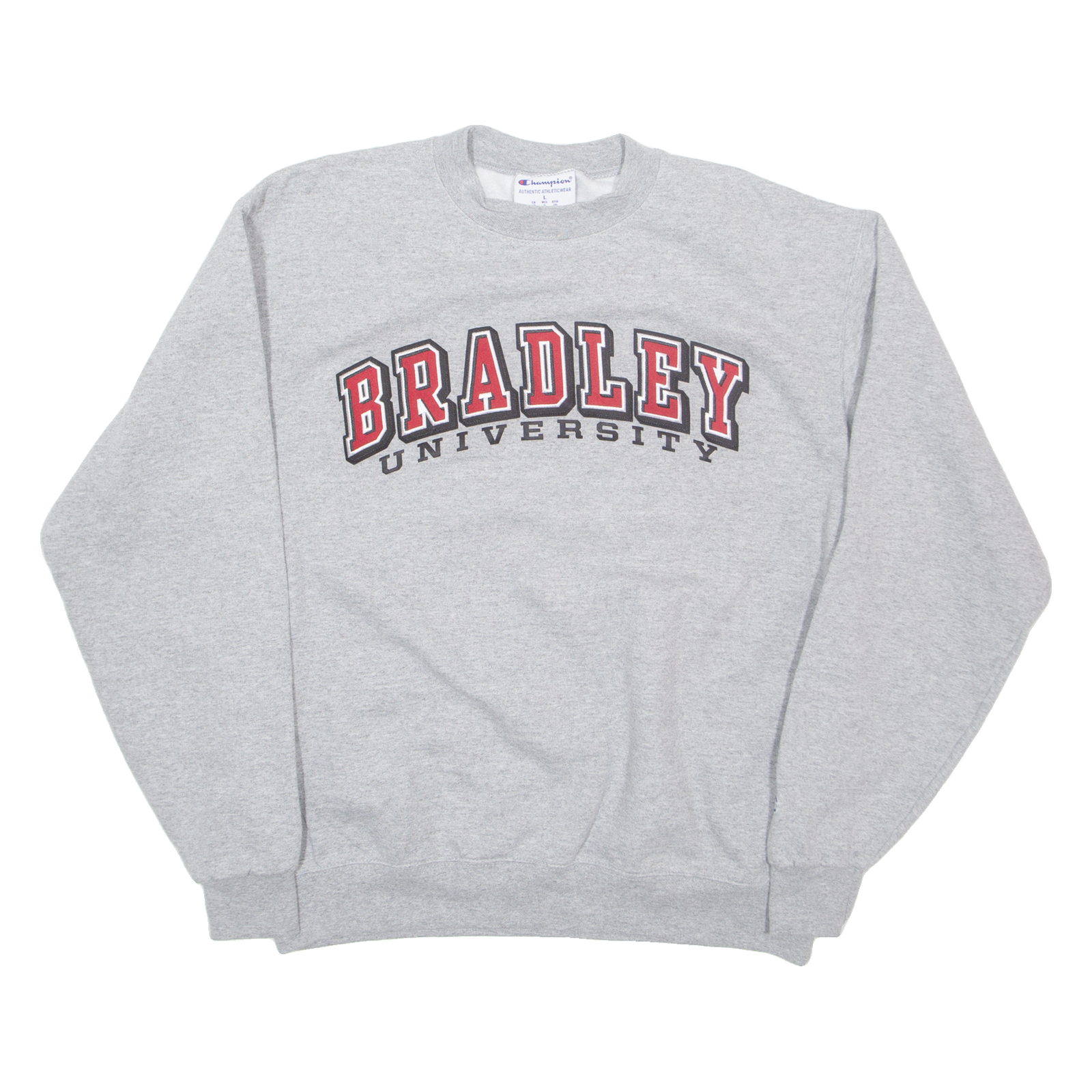 CHAMPION Bradley University Mens Sweatshirt Grey USA L Refurbished - N/A refurbished available on Cerqular