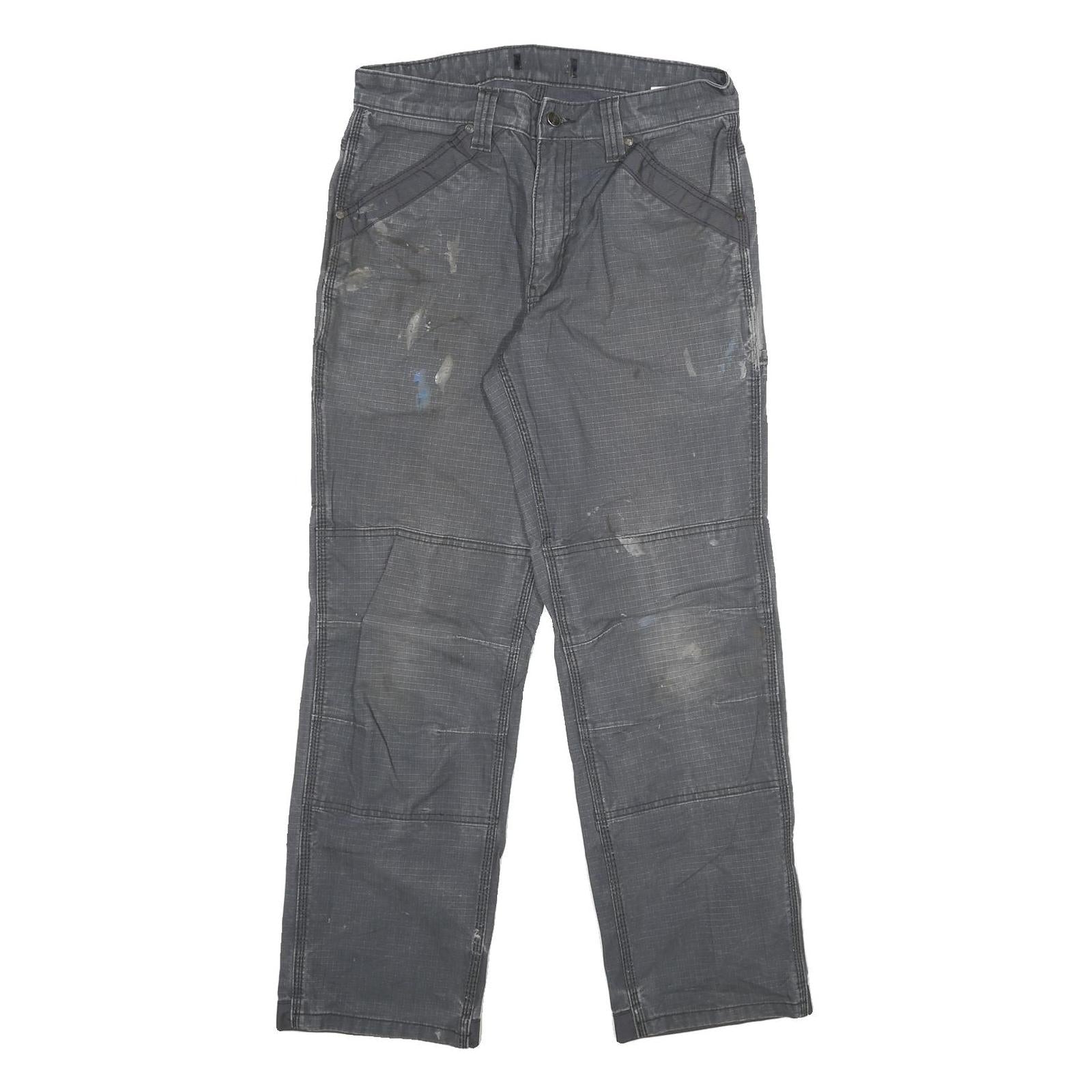 DICKIES Mens Cotton Blend Grey Regular Fit Straight Leg Trousers W32 L32 Refurbished - N/A refurbished available on Cerqular