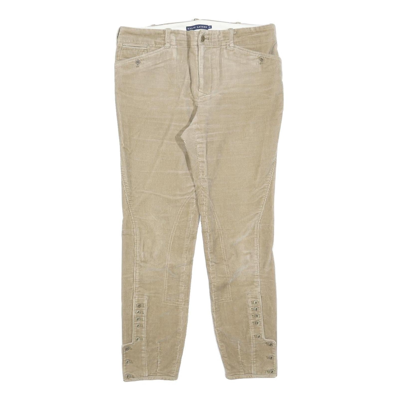 Buy RALPH LAUREN Womens Slim Beige Cotton Blend Corduroy Trousers W34 L28 Zip Refurbished - $42.89 RALPH LAUREN Womens Slim Beige Cotton Blend Corduroy Trousers W34 L28 Zip Refurbished - N/A refurbished available on Cerqular
