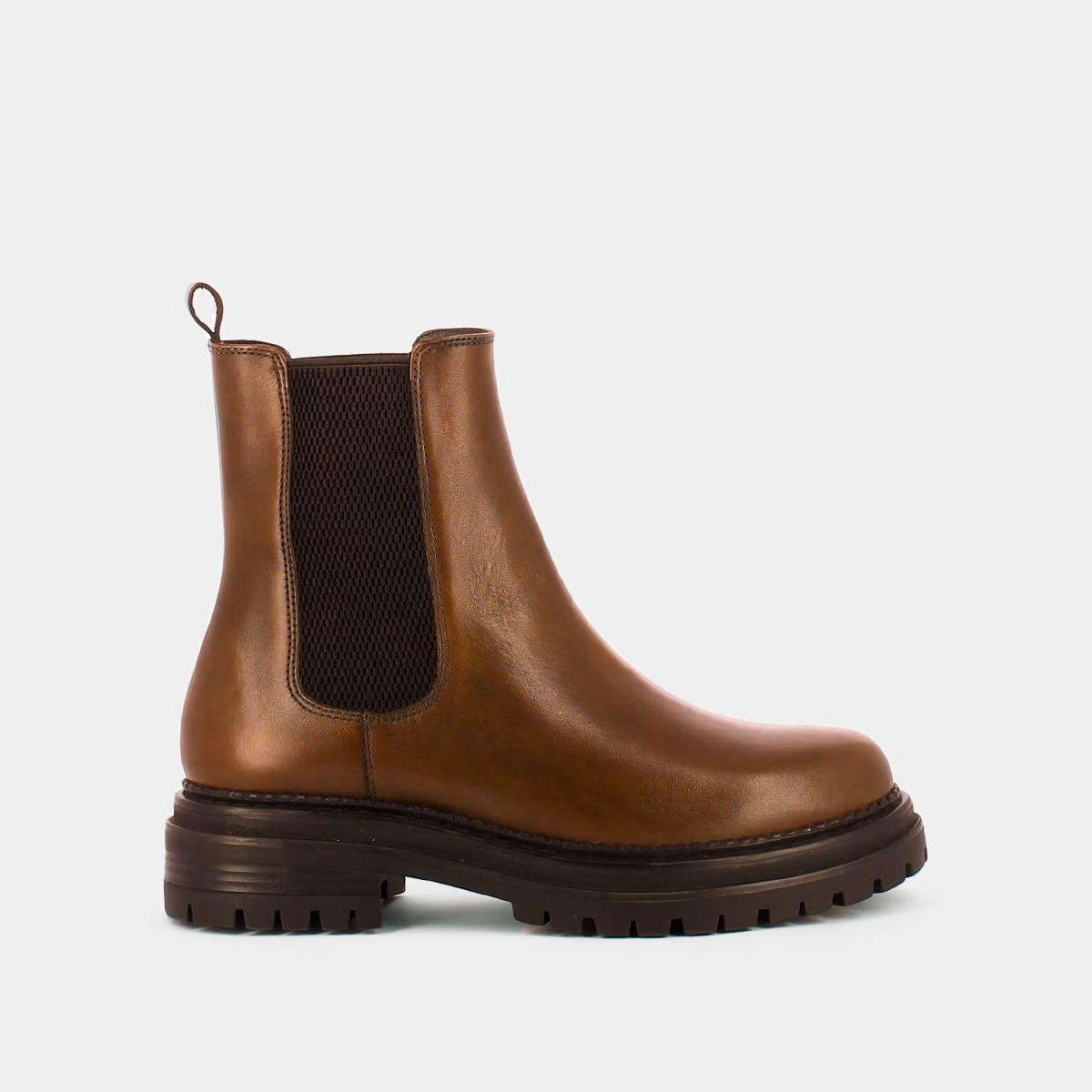 Boot Adalard Cognac | Color: COGNAC | Size: 39 Refurbished - Rue Madame is a known brand, and the standardized name is " refurbished available on Cerqular