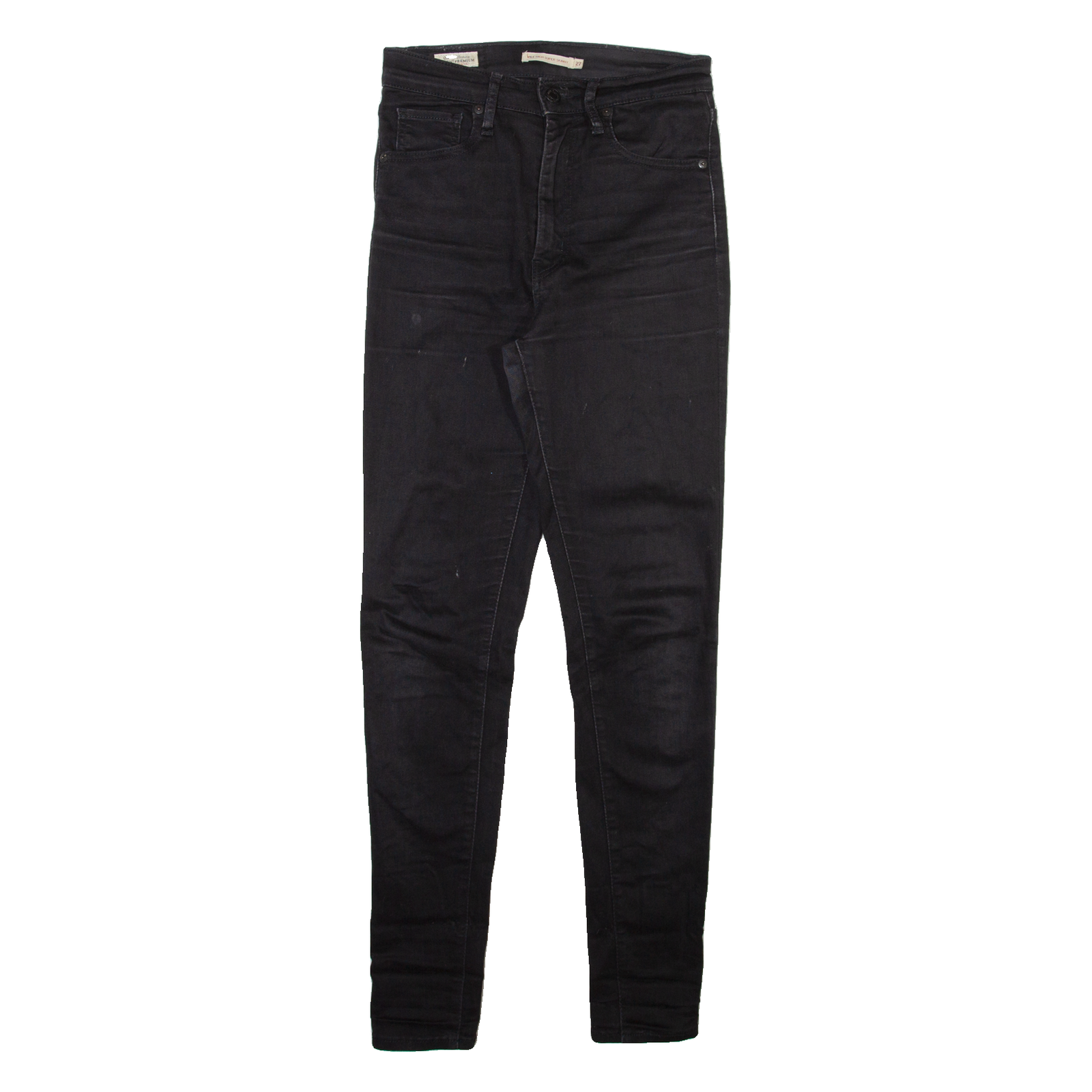 LEVI'S Mile High Premium Womens Jeans Black Slim Skinny W27 L30 Refurbished - N/A refurbished available on Cerqular