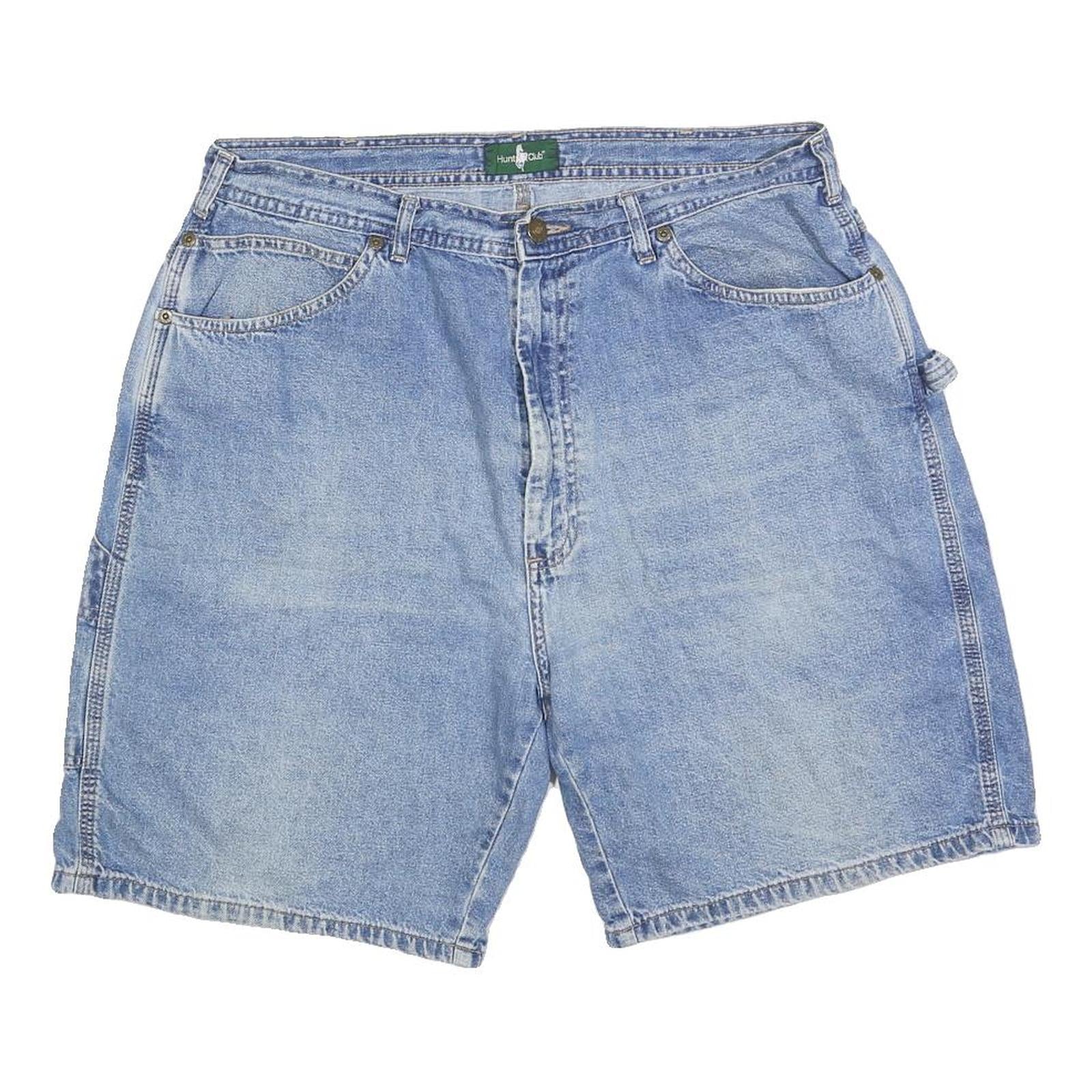 HUNT CLUB Womens Shorts Blue Denim Casual M W32 Cotton Blend Relaxed Fit Refurbished - N/A refurbished available on Cerqular