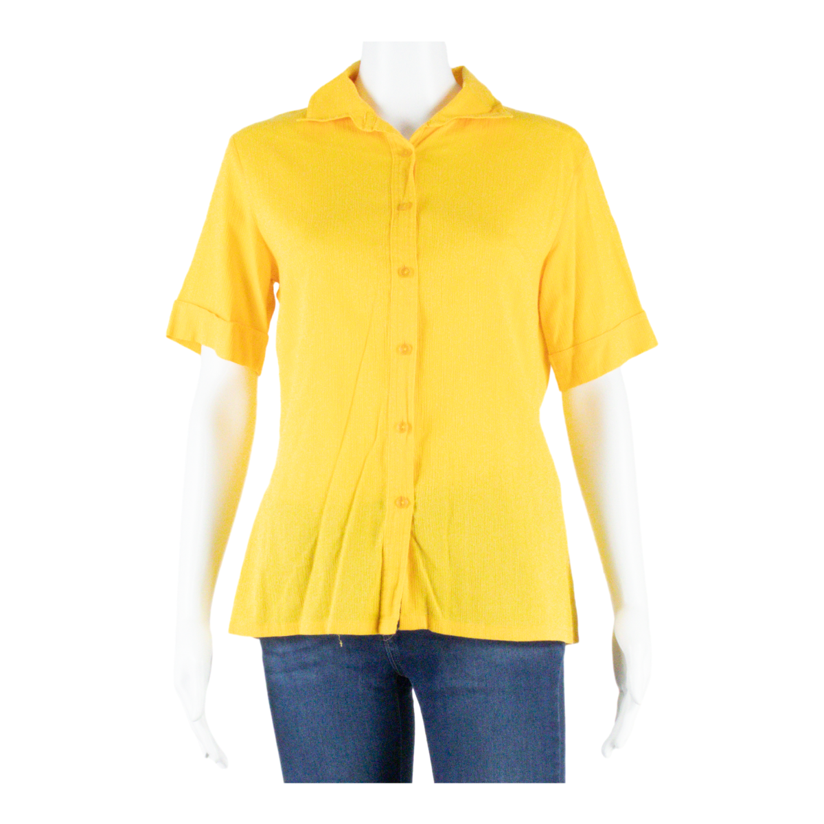 Womens Shirt Yellow Collared S Refurbished - N/A refurbished available on Cerqular