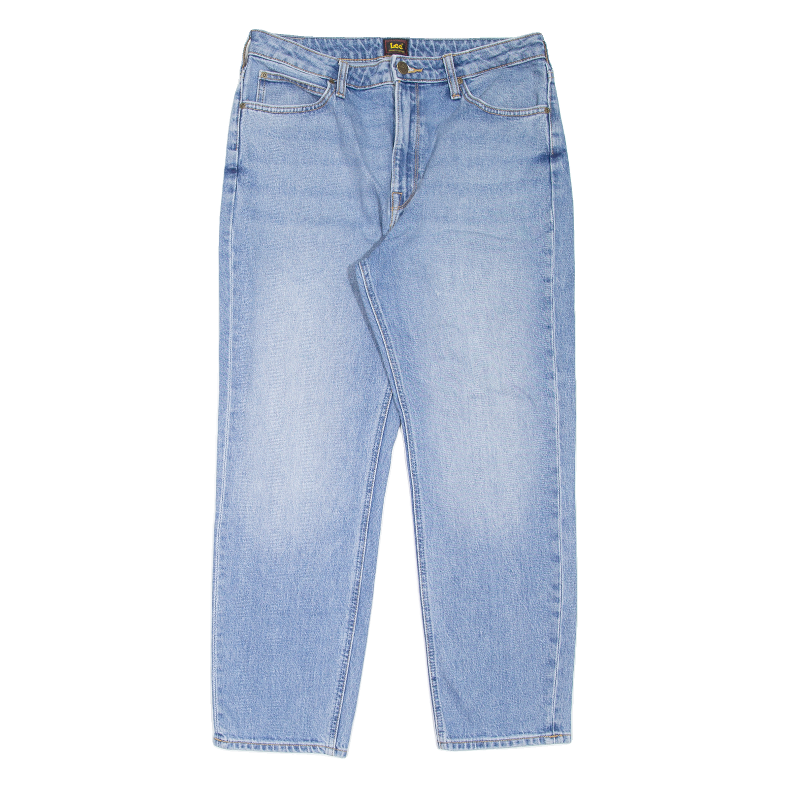LEE Carroll Womens Jeans Blue Regular Tapered Stone Wash W32 L27 Refurbished - N/A refurbished available on Cerqular