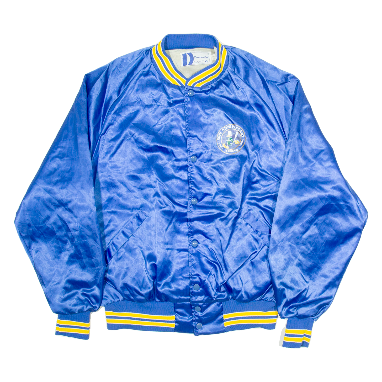 DUNBROOK 50th Anniversary Peerless Mens Bomber Jacket Blue  Nylon XL Refurbished - N/A refurbished available on Cerqular