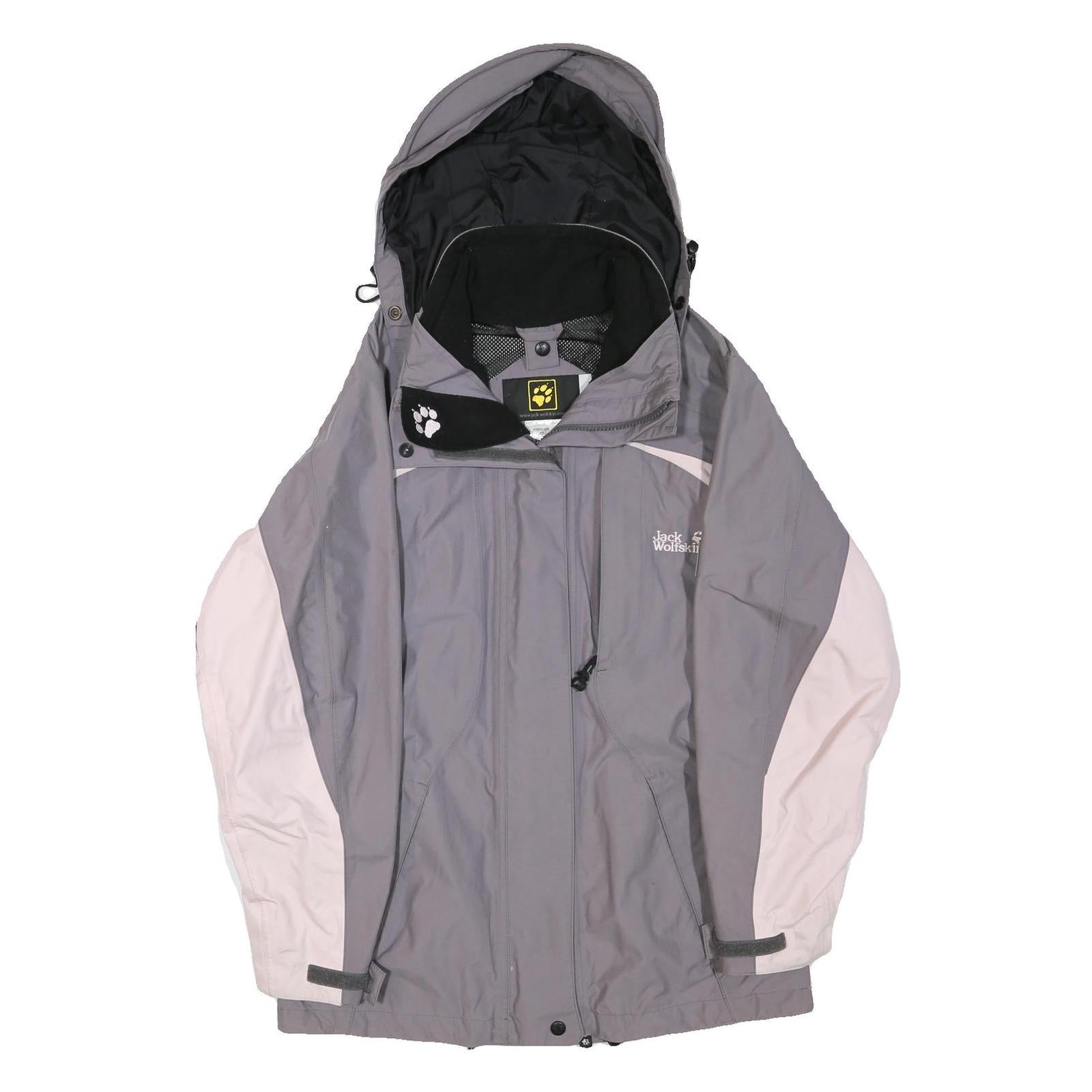 Buy JACK WOLFSKIN Womens Grey & Pink Outdoor Jacket S Polyester Blend Zip Hooded Refurbished - $72.79 JACK WOLFSKIN Womens Grey & Pink Outdoor Jacket S Polyester Blend Zip Hooded Refurbished - N/A refurbished available on Cerqular