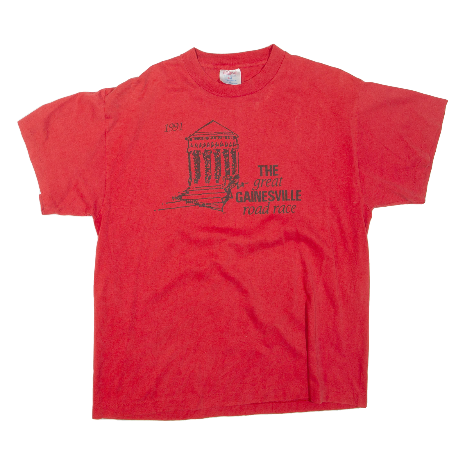 HEF-T The Great Gainsville Road Race Mens T-Shirt Red L Refurbished - N/A refurbished available on Cerqular