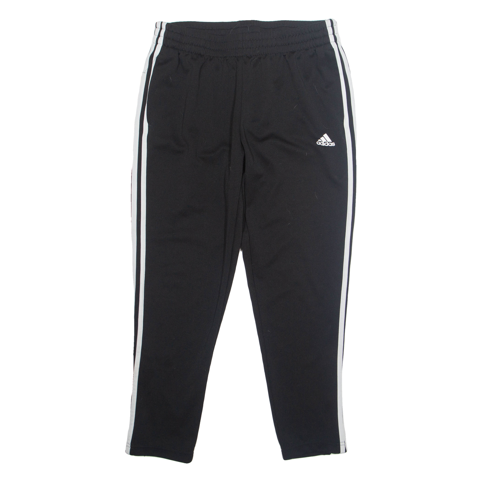 ADIDAS Womens Track Pants Black Tapered L W30 L26 Refurbished - N/A refurbished available on Cerqular