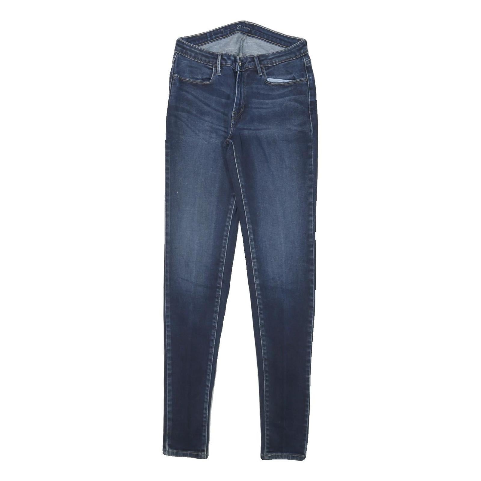 LEVI'S Womens Jeans Blue Slim Skinny Denim Medium W24 L30 Stretch Cotton Blend Refurbished - N/A refurbished available on Cerqular