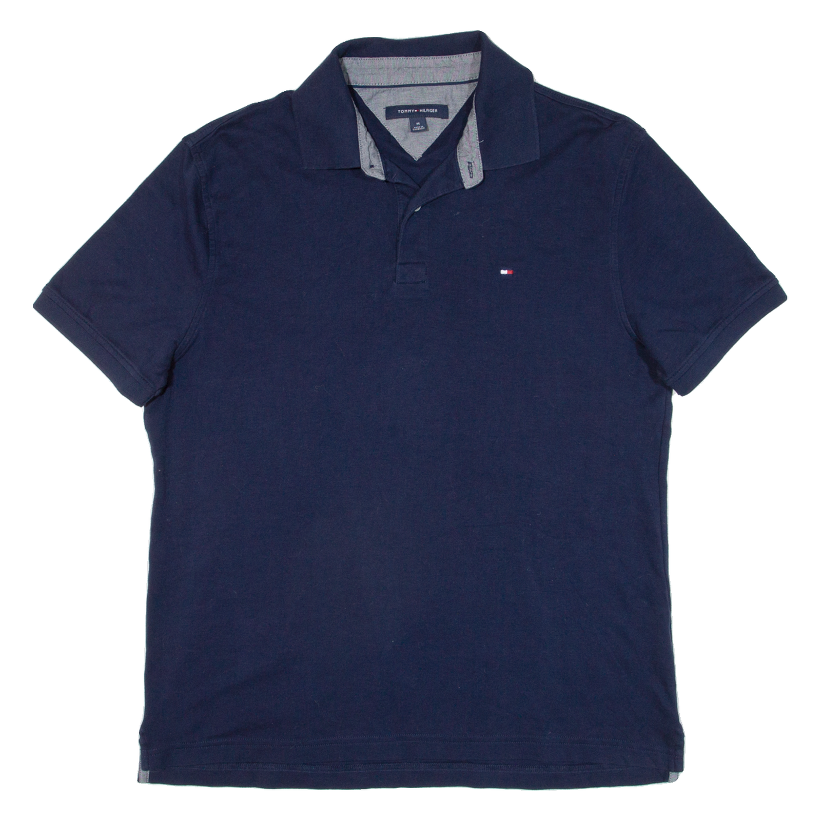 TOMMY HILFIGER Mens Polo Shirt Blue M Refurbished - N/A refurbished available on Cerqular