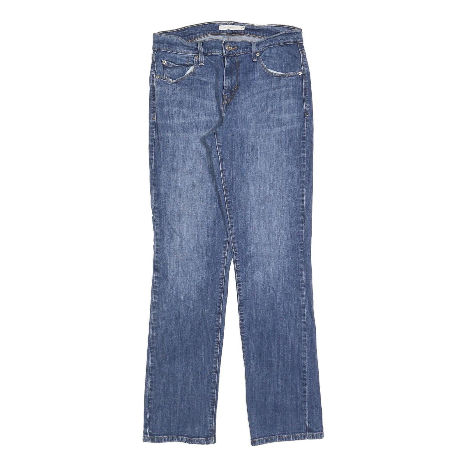 LEVI'S 505 Womens Jeans Blue Regular Straight Denim Medium W27 L32 Classic Fit Refurbished - N/A refurbished available on Cerqular