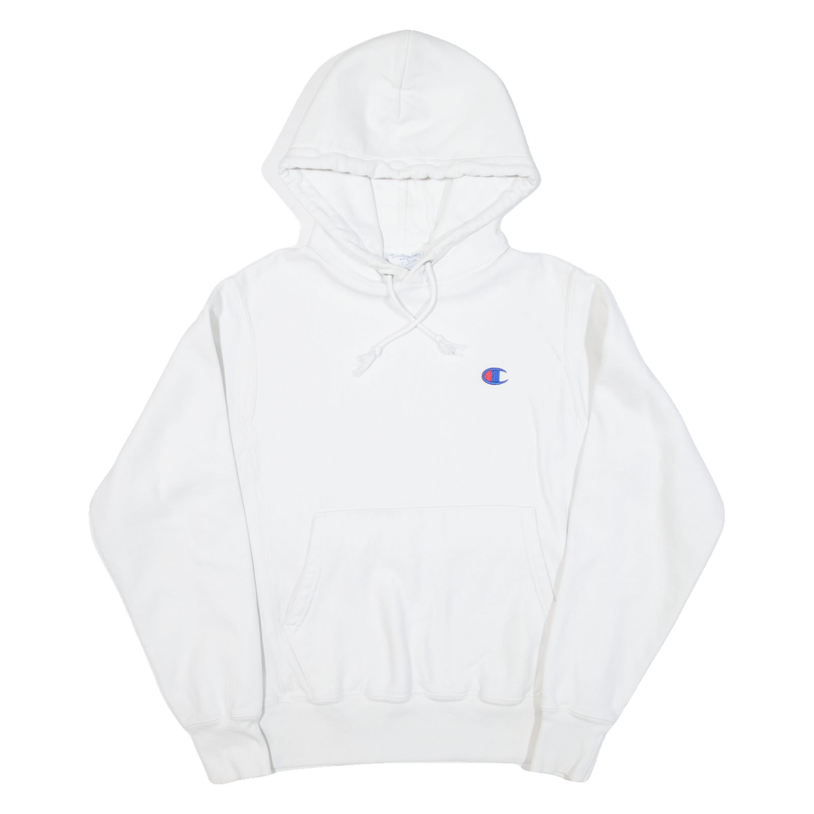 CHAMPION REVERSE WEAVE Mens White Hoodie S Refurbished - N/A refurbished available on Cerqular