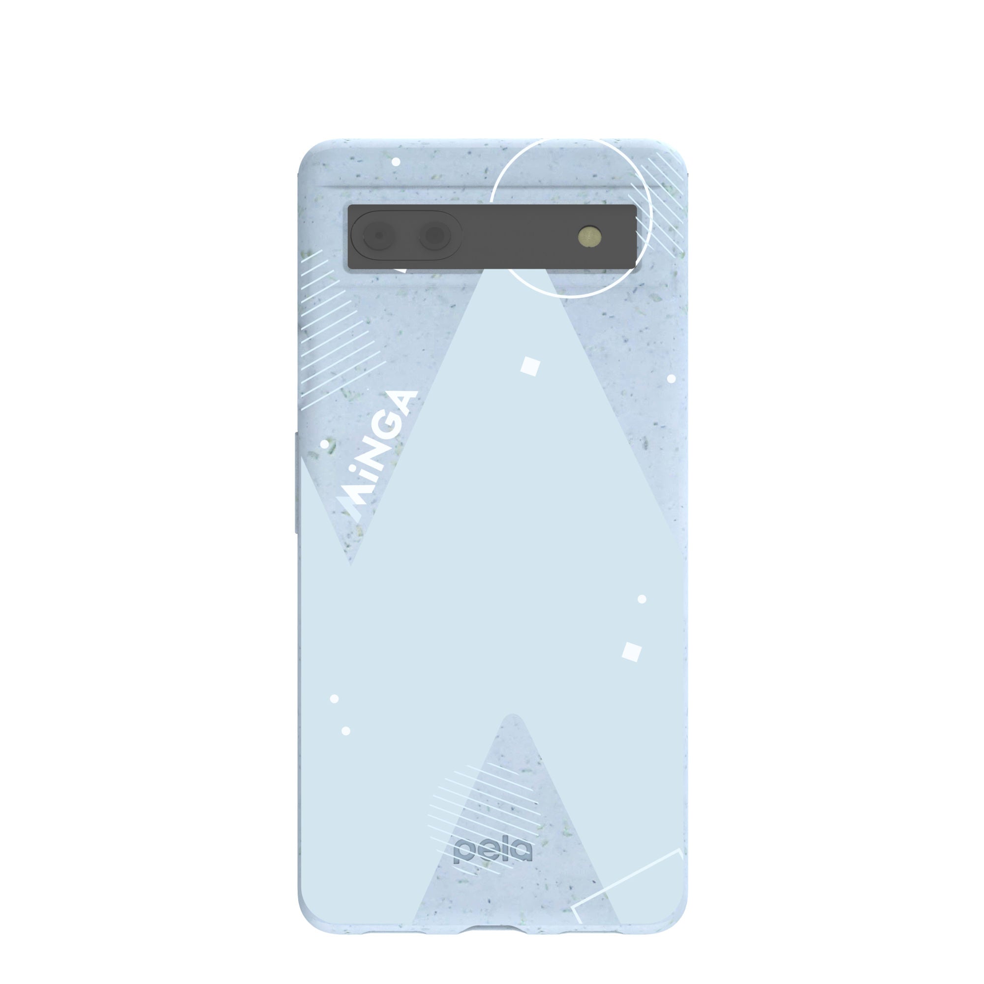Powder Blue Minga Classic Google Pixel 6a Case Refurbished - Pela Case refurbished available on Cerqular