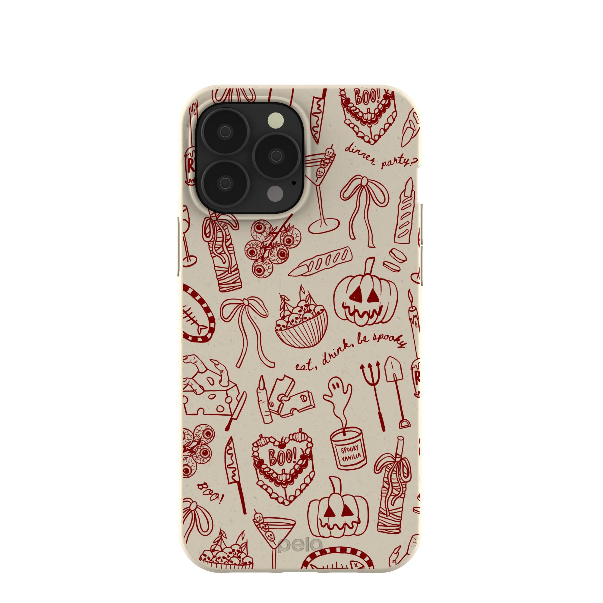 London Fog Spooky Dinner Party iPhone 13 Pro Max Case Refurbished - Pela Case refurbished available on Cerqular