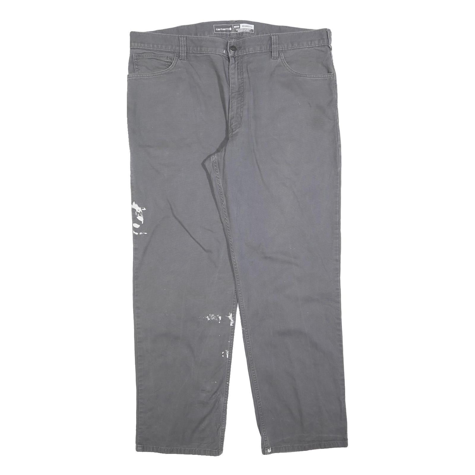 Buy CARHARTT Mens Cotton Blend Grey Relaxed Leg Trousers W40 L32 Workwear Zip Refurbished - $40.29 CARHARTT Mens Cotton Blend Grey Relaxed Leg Trousers W40 L32 Workwear Zip Refurbished - N/A refurbished available on Cerqular