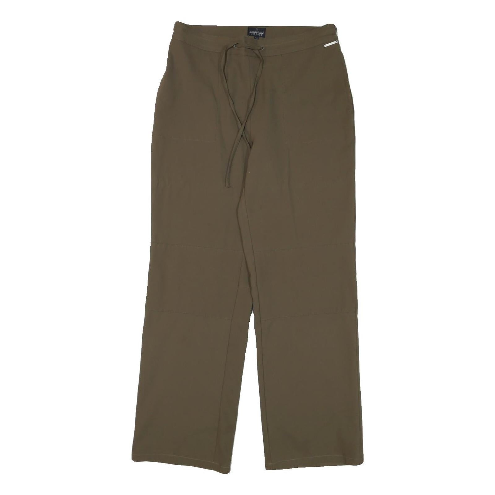Buy TRUSSARDI Womens Polyester Blend Olive Relaxed Wide Leg Trousers W30 L29 Refurbished - $35.09 TRUSSARDI Womens Polyester Blend Olive Relaxed Wide Leg Trousers W30 L29 Refurbished - N/A refurbished available on Cerqular