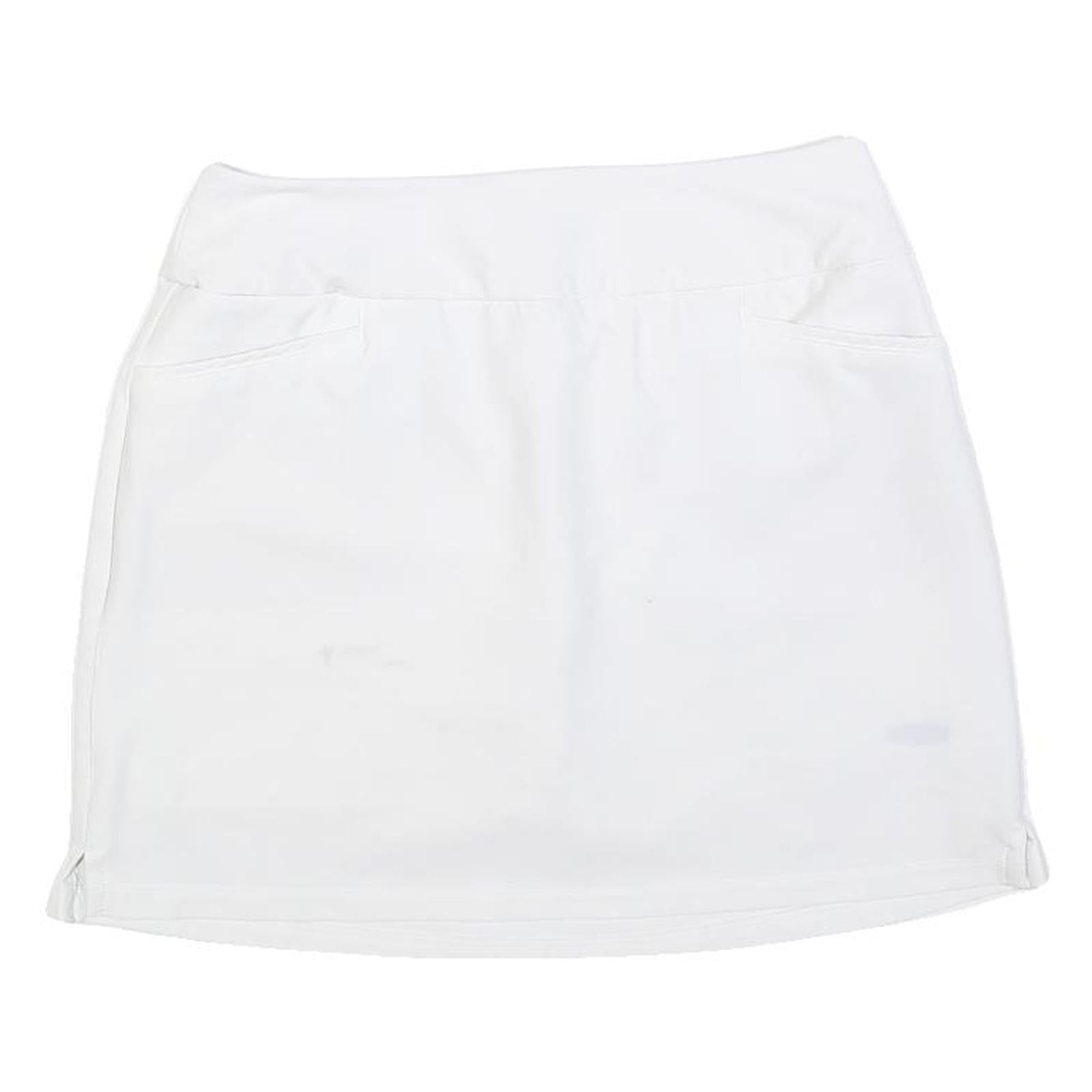 ADIDAS Womens White Short Polyester Blend Mini Skort Casual Sport Tennis Wear S Refurbished - N/A refurbished available on Cerqular