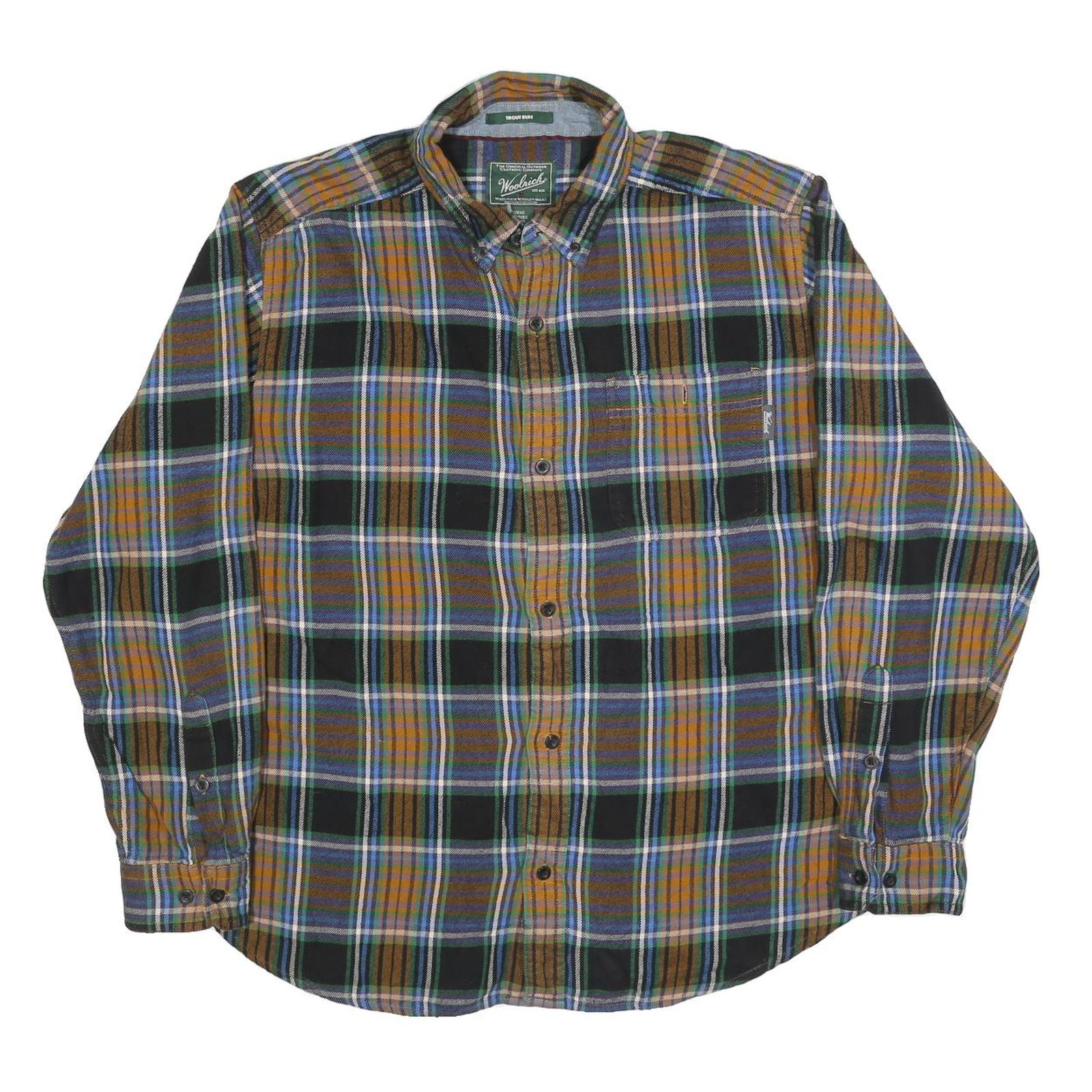 Buy WOOLRICH Mens Black & Brown Check Shirt XL Button-Down Long Sleeve Cotton Refurbished - $57.19 WOOLRICH Mens Black & Brown Check Shirt XL Button-Down Long Sleeve Cotton Refurbished - N/A refurbished available on Cerqular