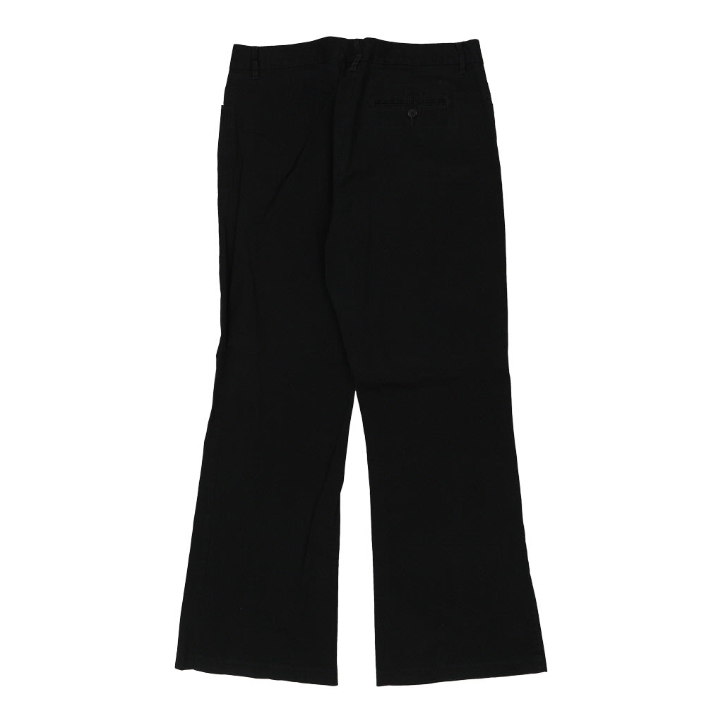 Tommy Hilfiger Trousers - 37W UK 18 Black Cotton Refurbished - Thrifted (note: this is a term often used to describe second- refurbished available on Cerqular