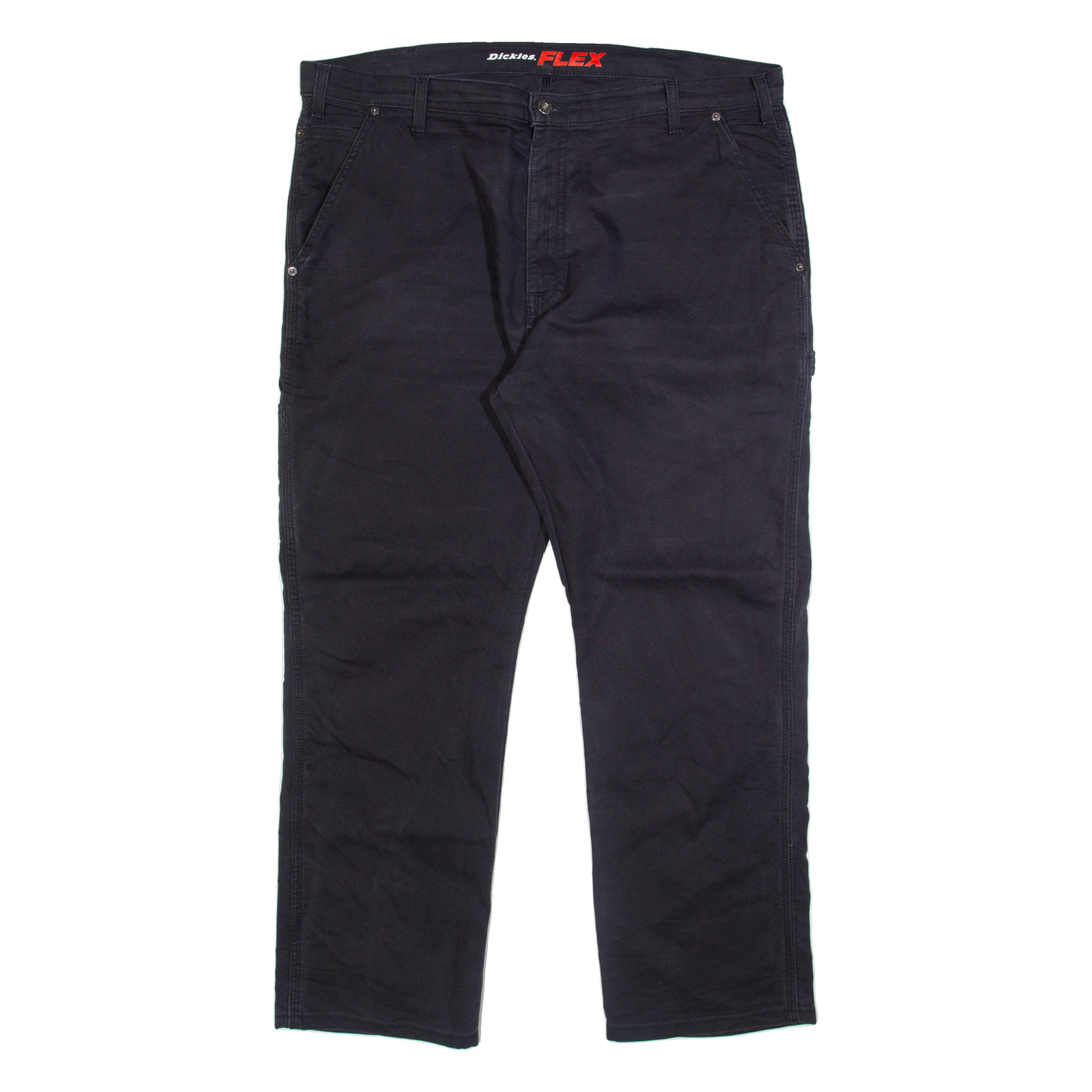 DICKIES Carpenter Mens Trousers Black Regular Straight W40 L30 Refurbished - N/A refurbished available on Cerqular