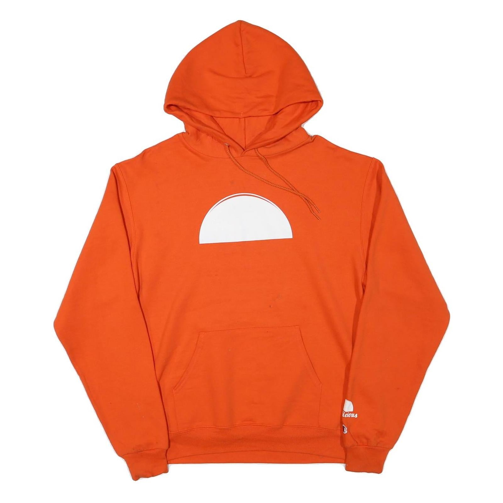 CHAMPION Mens Orange Pullover Hoodie M Cotton Blend Casual Drawstring Hood Refurbished - N/A refurbished available on Cerqular