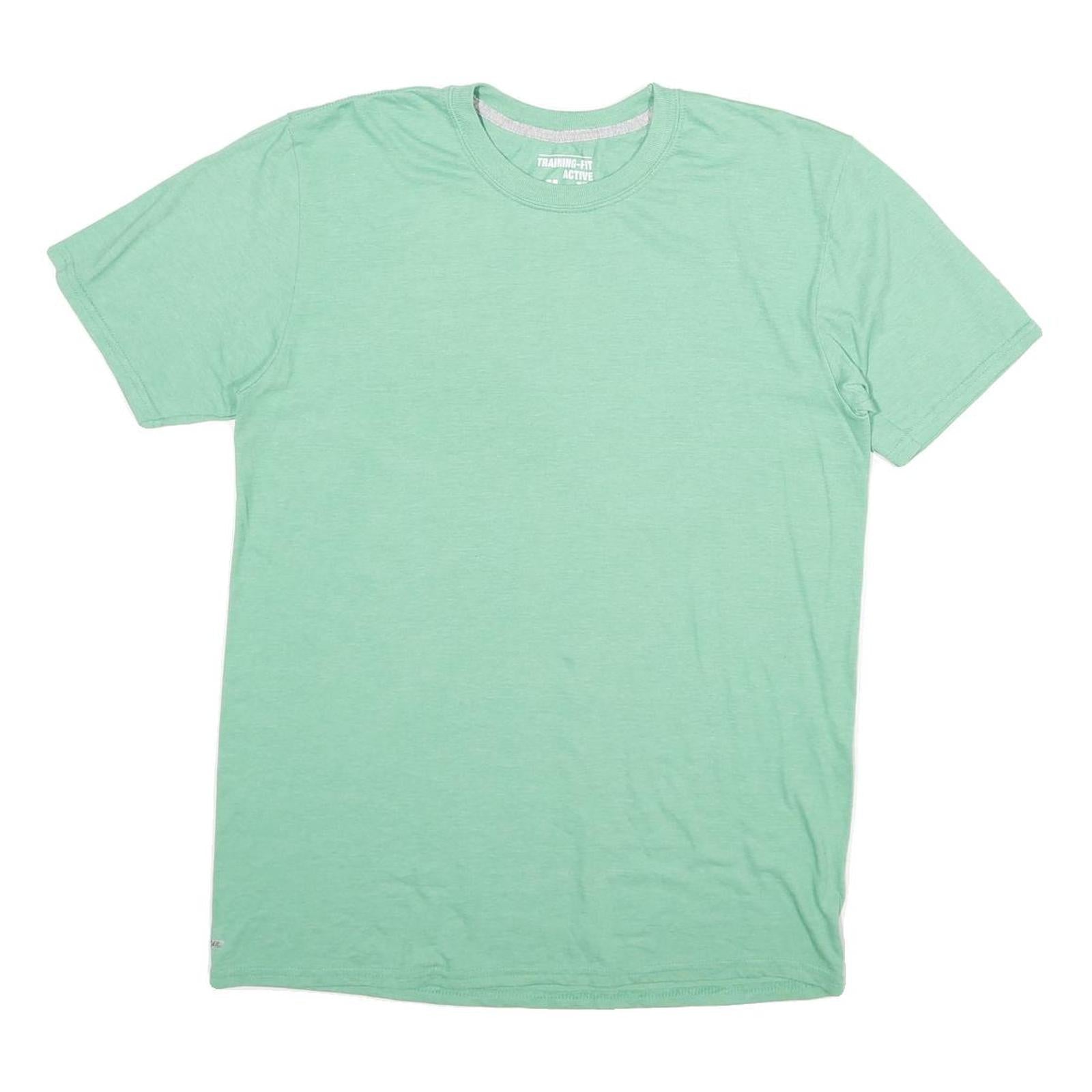 STARTER Mens Green M T-Shirt Short Sleeve Crew Neck Plain Casual Comfortable Refurbished - N/A refurbished available on Cerqular