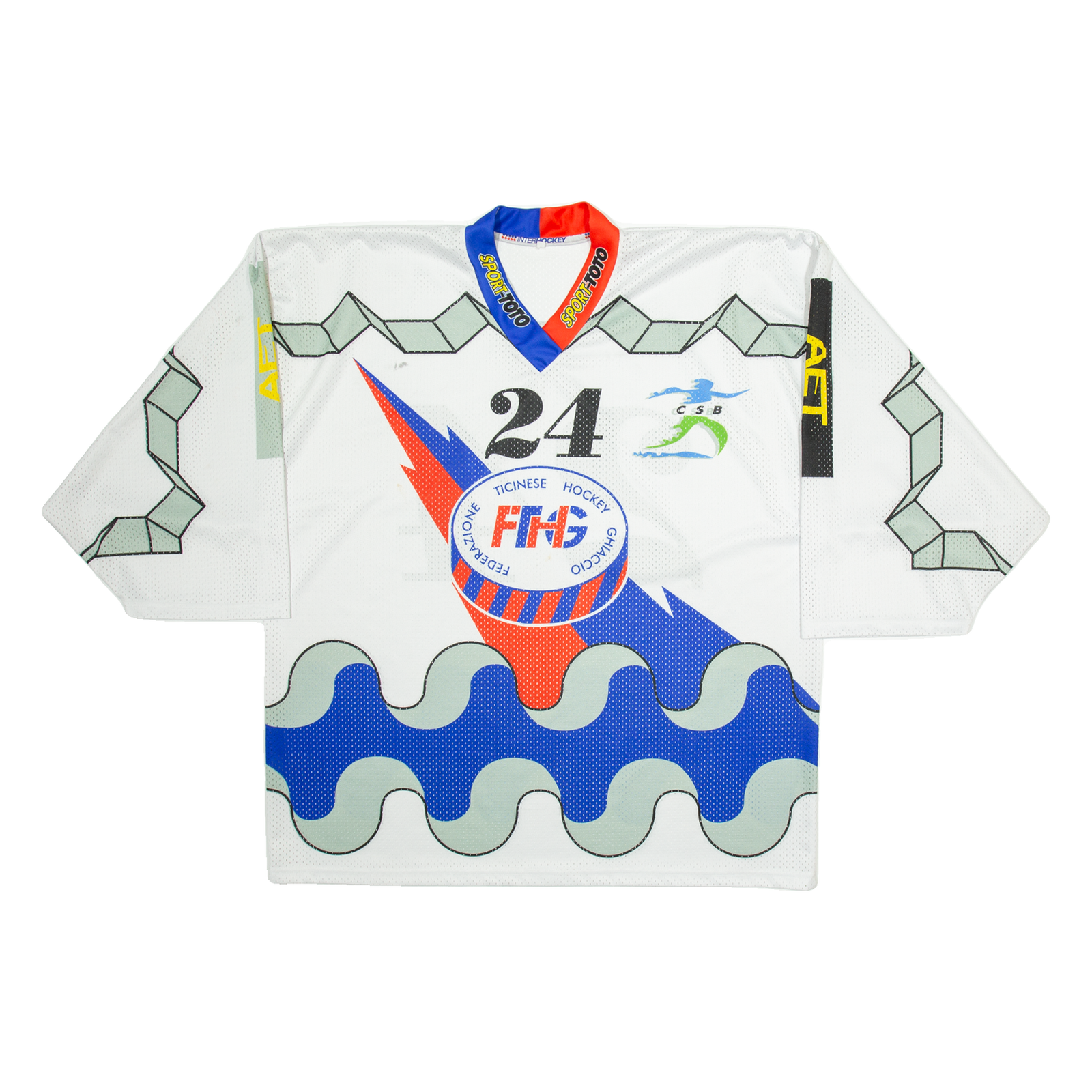 INTERHOCKEY Mens Jersey White Long Sleeve V-Neck 2XL Refurbished - N/A refurbished available on Cerqular