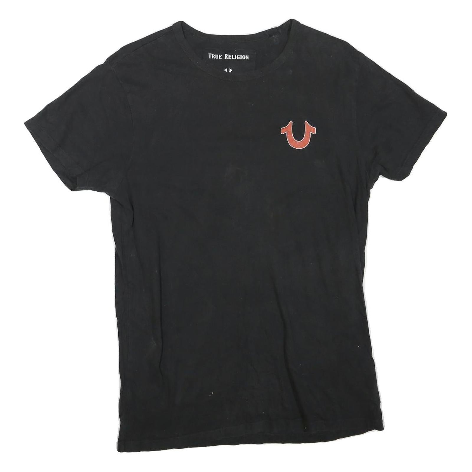 Buy TRUE RELIGION Womens Black Graphic T-Shirt S Short Sleeve Crew Neck Brand Jeans Refurbished - $28.59 TRUE RELIGION Womens Black Graphic T-Shirt S Short Sleeve Crew Neck Brand Jeans Refurbished - N/A refurbished available on Cerqular