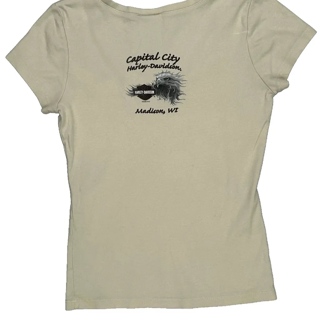 Buy Ride Free Harley Davidson Graphic T-Shirt - Small Beige Cotton Refurbished - $20.09 Ride Free Harley Davidson Graphic T-Shirt - Small Beige Cotton Refurbished - Thrifted (note: this is a term often used to describe second- refurbished available on Cerqular
