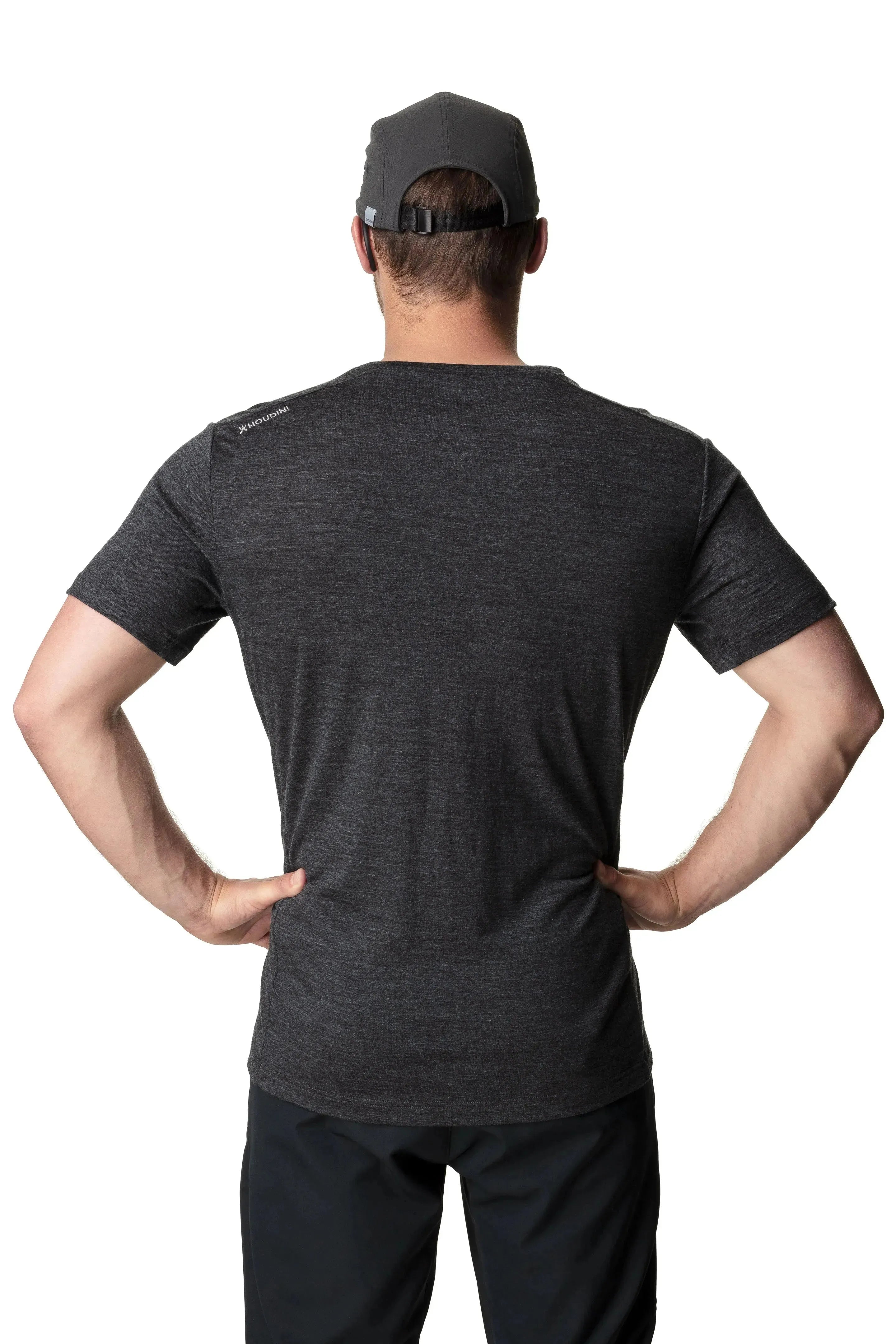 M's Activist Tee | Color: true black | Size: L Refurbished - Houdini Sportswear refurbished available on Cerqular