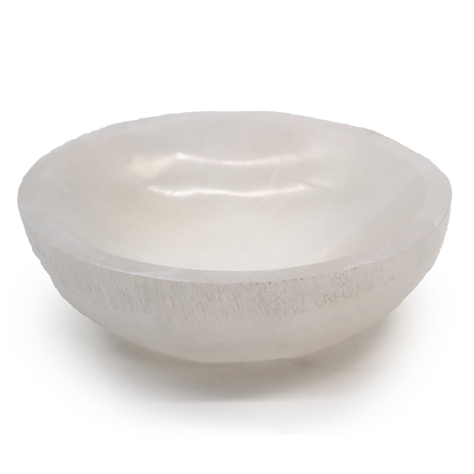 Selenite Natural Crystal Bowl - Large Refurbished - N/A refurbished available on Cerqular