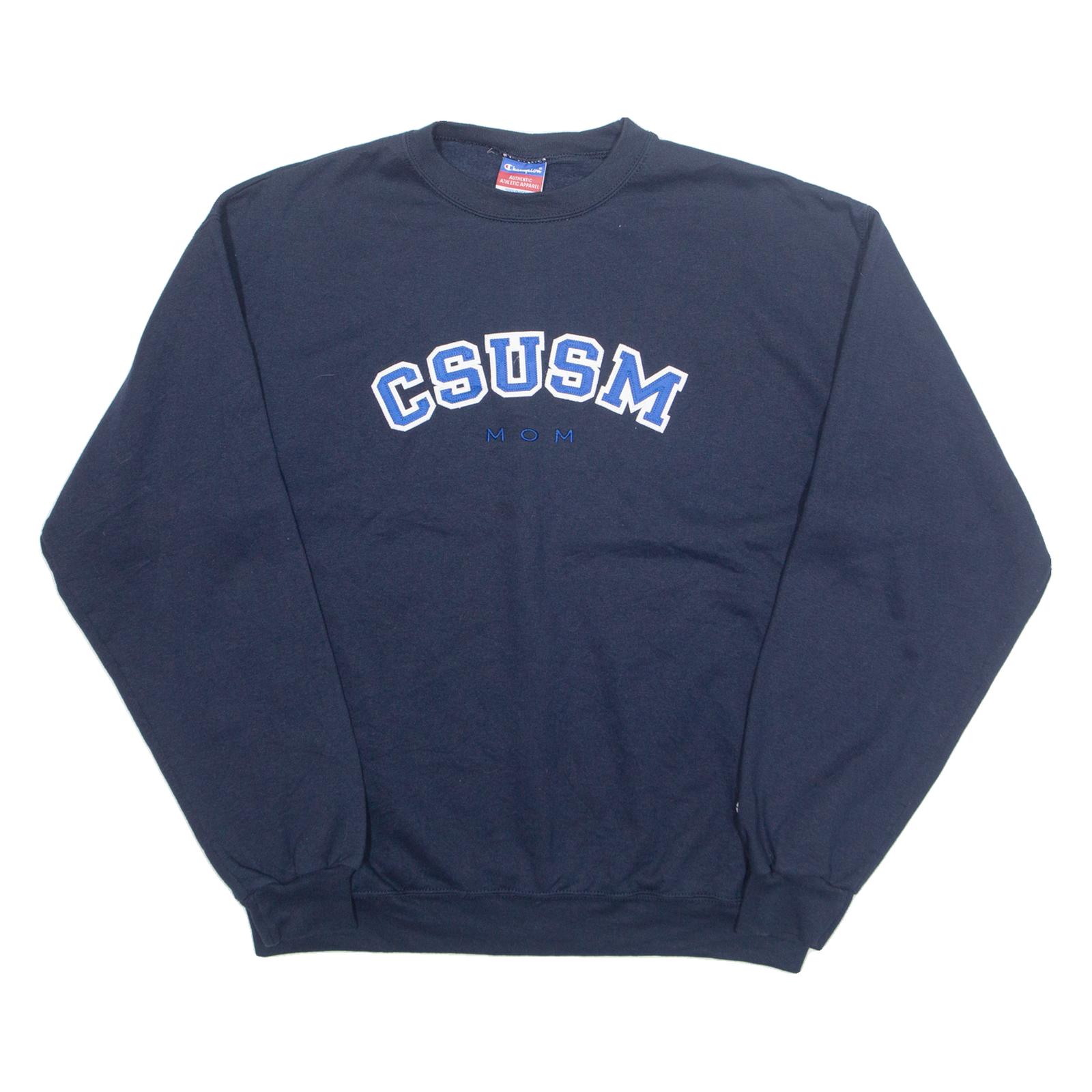 CHAMPION CSUSM MOM Womens Sweatshirt Blue USA L Refurbished - N/A refurbished available on Cerqular