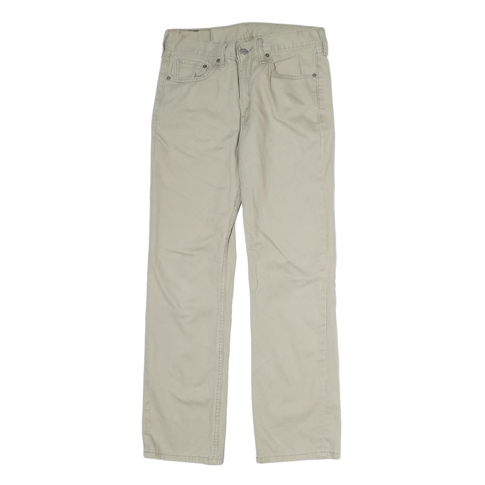Buy LEVI'S Mens Cotton Beige Regular Straight Trousers W30 L30 Zip Closure Classic Refurbished - $41.59 LEVI'S Mens Cotton Beige Regular Straight Trousers W30 L30 Zip Closure Classic Refurbished - N/A refurbished available on Cerqular