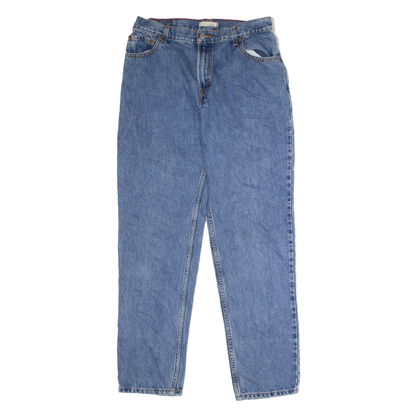 LEVI'S 550 Womens Jeans Blue Relaxed Tapered W32 L32 Refurbished - N/A refurbished available on Cerqular