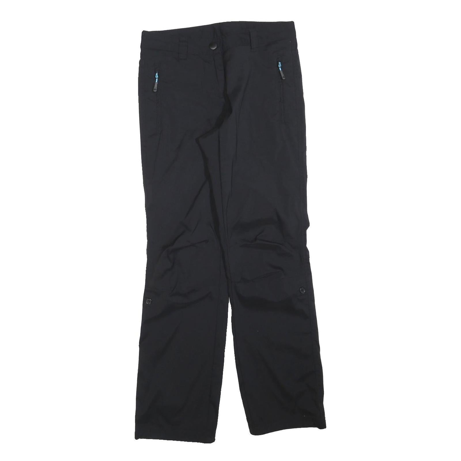 CRIVIT Womens Polyester Blend Black Regular Fit Straight Leg Trousers W30 L30 Refurbished - N/A refurbished available on Cerqular