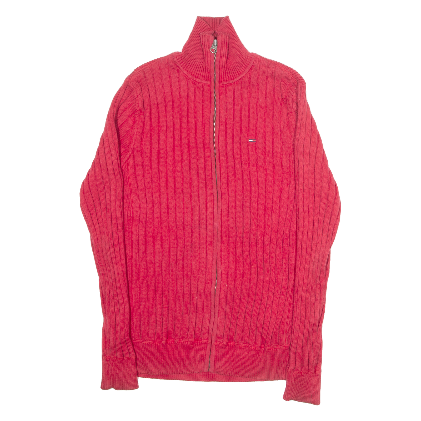 Buy TOMMY HILFIGER Mens Jumper Red High Neck Tight Knit S Refurbished - $28.59 TOMMY HILFIGER Mens Jumper Red High Neck Tight Knit S Refurbished - N/A refurbished available on Cerqular