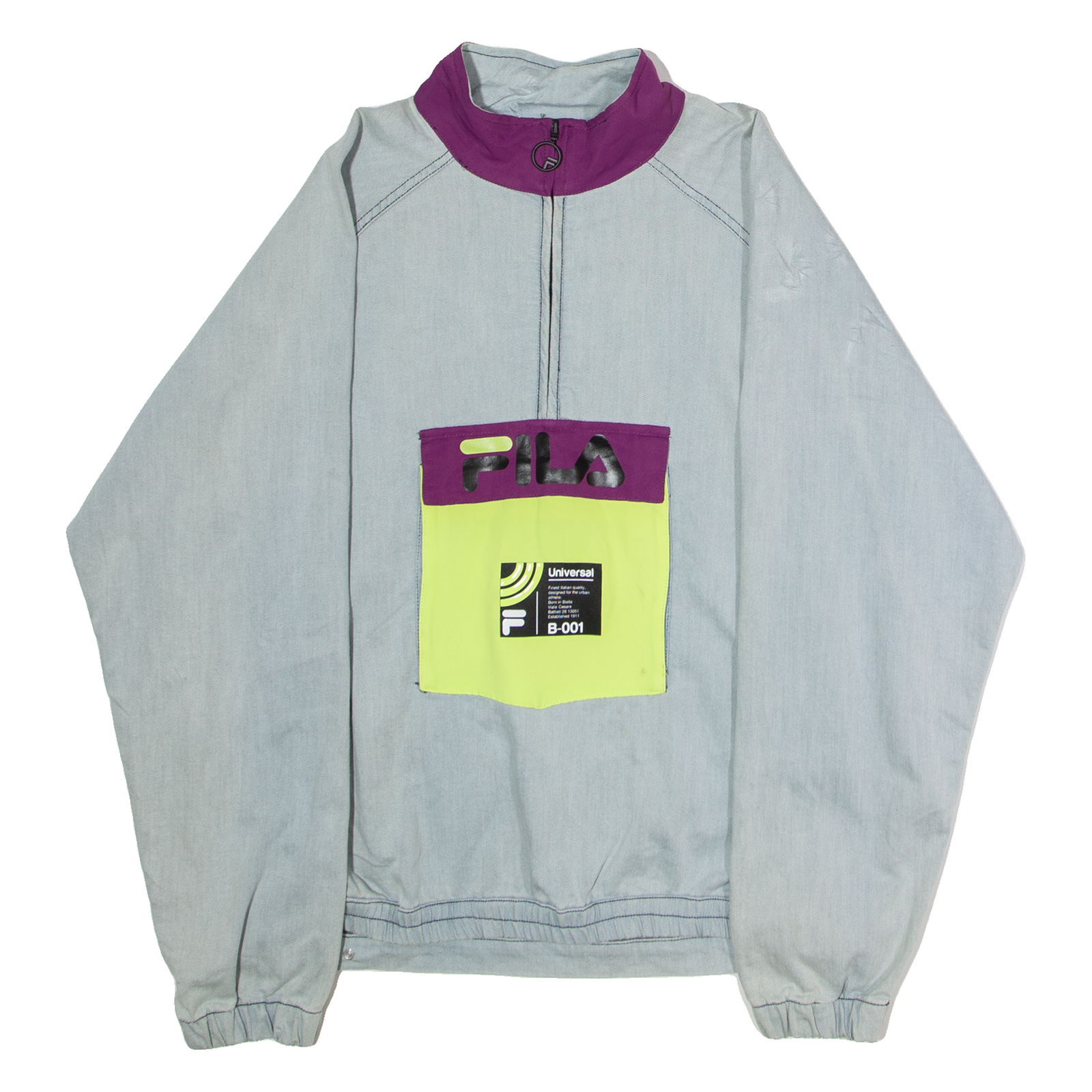 Buy FILA Mens Pullover Jacket Grey Colourblock M Refurbished - $31.19 FILA Mens Pullover Jacket Grey Colourblock M Refurbished - N/A refurbished available on Cerqular