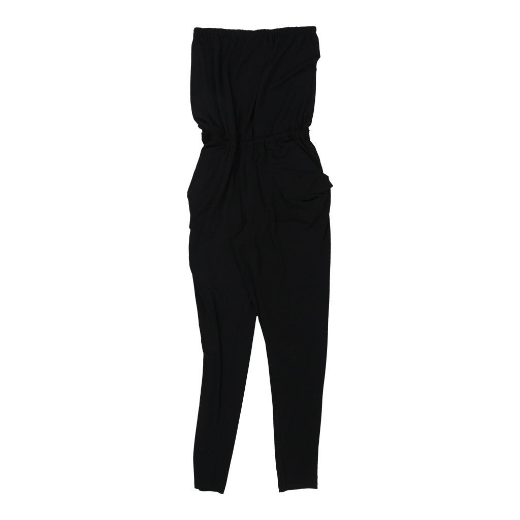 Michael Kors Jumpsuit - Small Black Cotton Refurbished - Thrifted (note: this is a term often used to describe second- refurbished available on Cerqular
