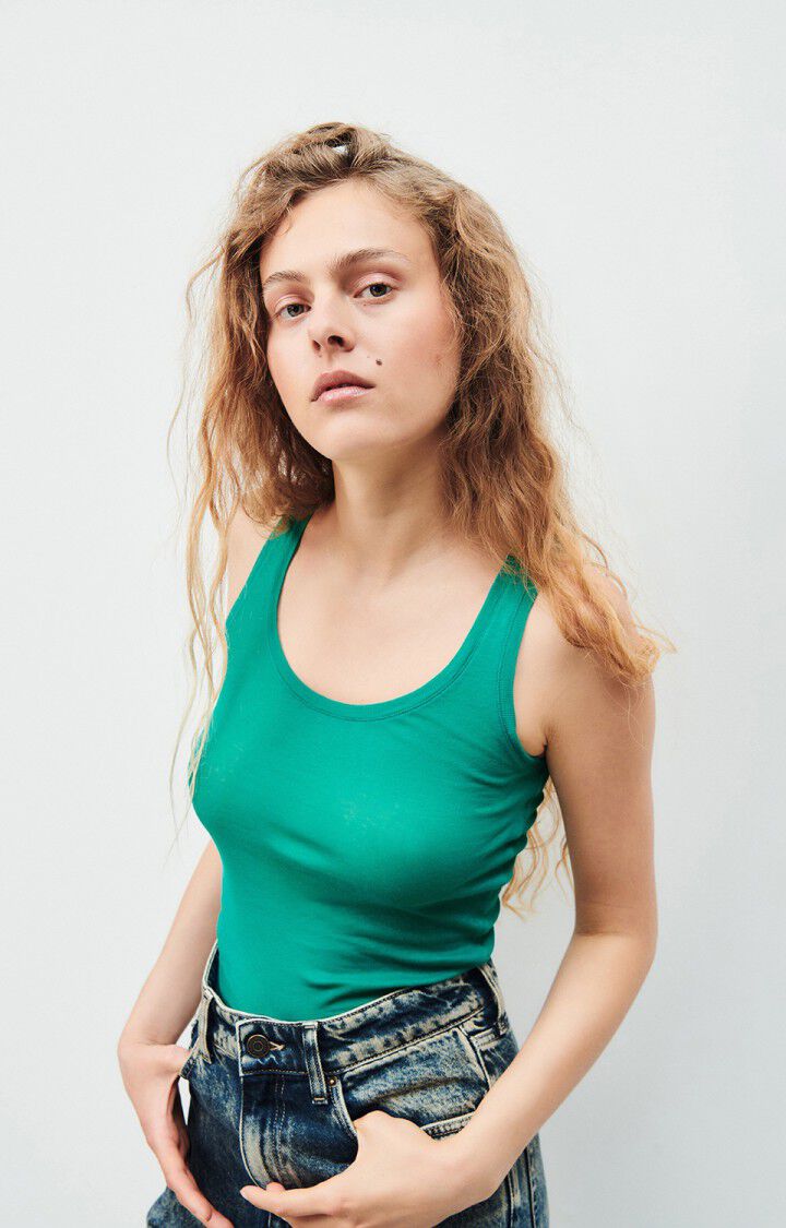 Tank Mas00 Paon | Color: PAON | Size: S Refurbished - Rue Madame is a known brand, and the standardized name is " refurbished available on Cerqular