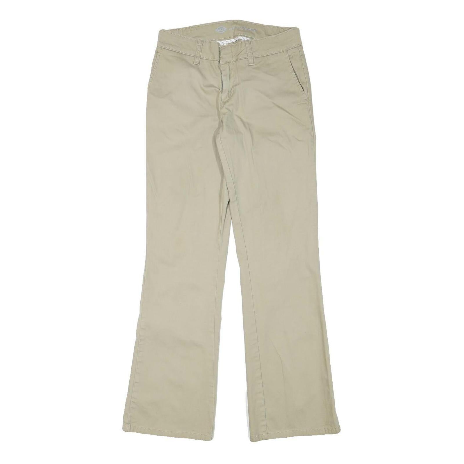 Buy DICKIES Womens Cotton Blend Beige Regular Fit Straight Leg Trousers W27 L30 Refurbished - $42.89 DICKIES Womens Cotton Blend Beige Regular Fit Straight Leg Trousers W27 L30 Refurbished - N/A refurbished available on Cerqular