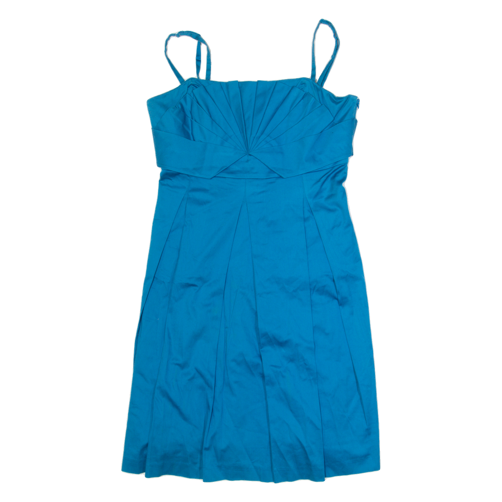 TED BAKER Womens Fit & Flare Dress Blue Sleeveless Knee Length M Refurbished - N/A refurbished available on Cerqular