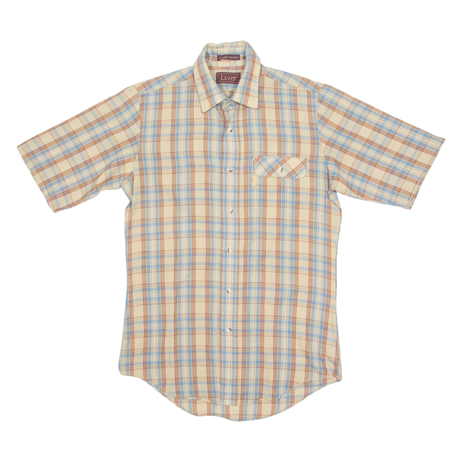 Buy LEVI'S Mens Shirt Brown Check S Refurbished - $28.59 LEVI'S Mens Shirt Brown Check S Refurbished - N/A refurbished available on Cerqular