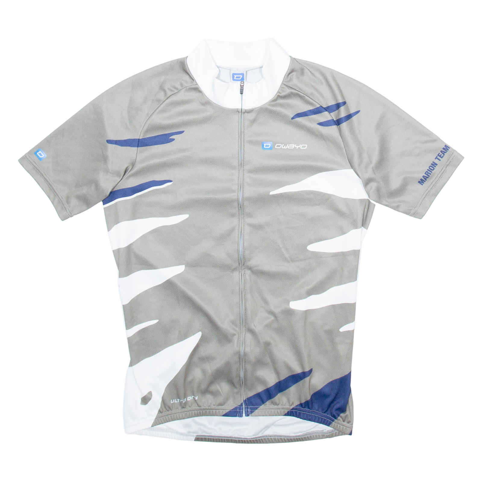 OWAYO Full Zip Cycling Mens Jersey Grey 2XL Refurbished - N/A refurbished available on Cerqular