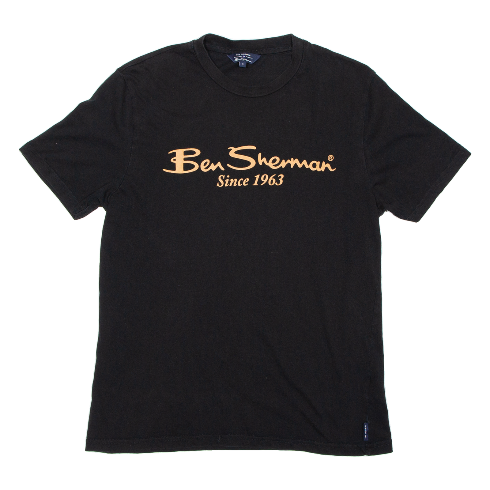 BEN SHERMAN Womens T-Shirt Black S Refurbished - N/A refurbished available on Cerqular